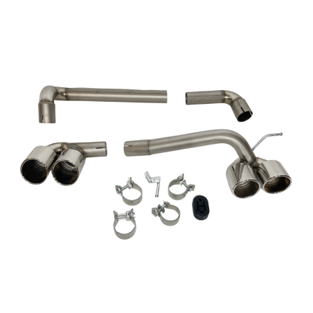 Exhaust BMW E90 / E92 Look M4, 2 original exhaust outlets