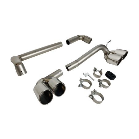 Exhaust BMW E90 / E92 Look M4, 2 original exhaust outlets