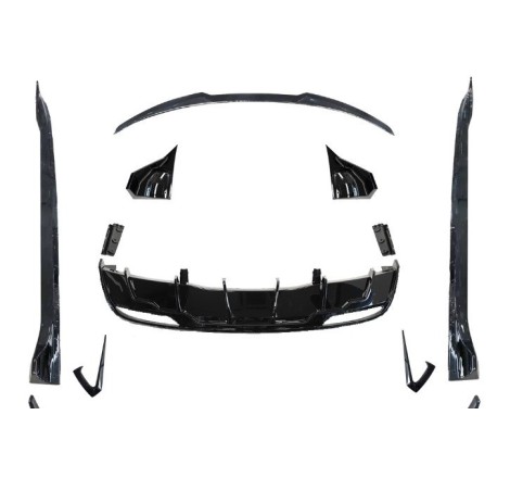 Body Kit Tesla Model 3 LCI 2024+ Look Fast Glossy Black