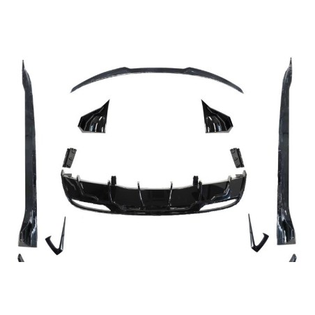 Body Kit Tesla Model 3 LCI 2024+ Look Fast Glossy Black