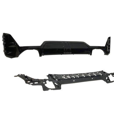 Rear Diffuser BMW G20 / G21 LCI Look M Performance Glossy Black