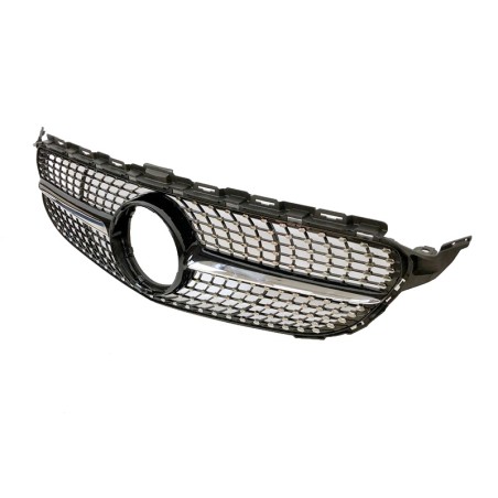Front Grill Mercedes W205 2014-2018 Look Diamond Chromed