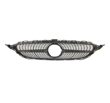 Front Grill Mercedes W205 2014-2018 Look Diamond Chromed