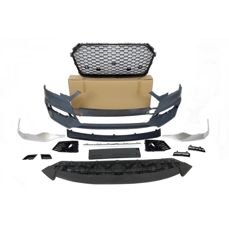 Front Bumper Audi A4 16-19 B9 Look RS4