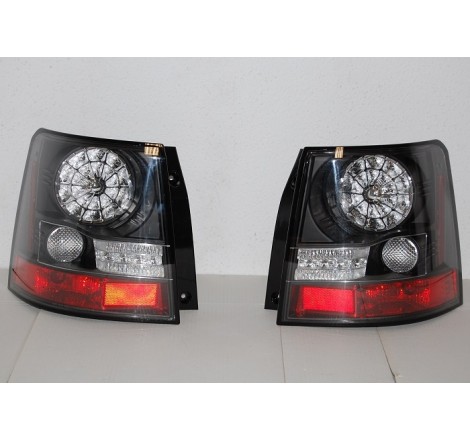 Rear Lights Range Rover Sport 06 Led Black  Flashing Led