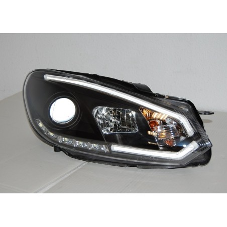 Phare Avant Lumière De Jour Volkswagen Golf 6 Noir