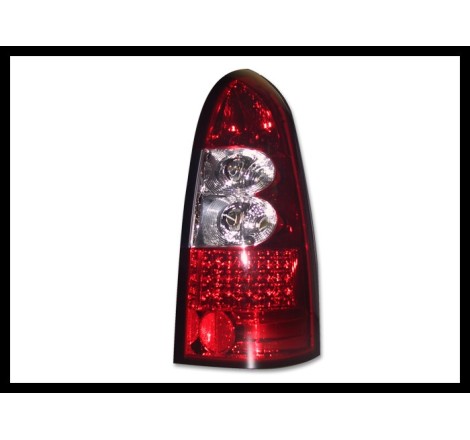 Set Of Rear Tail Lights Opel Astra G SW Lexus Red