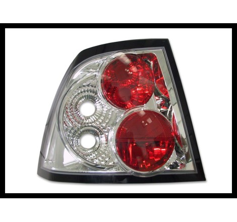 Set Of Rear Tail Lights Opel Vectra B 1996-1999 Lexus Chromed Type II