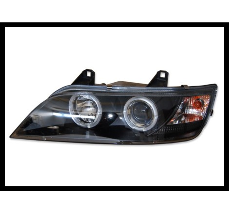 Set Of Headlamps Angel Eyes BMW Z3 1996-2002, Black