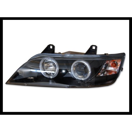 Set Of Headlamps Angel Eyes BMW Z3 1996-2002, Black