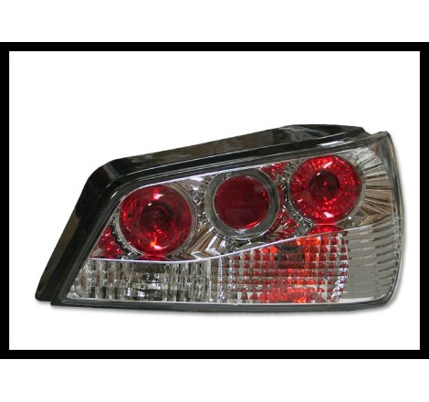 Set Of Rear Tail Lights Peugeot 306 1997-2001, Lexus Chromed