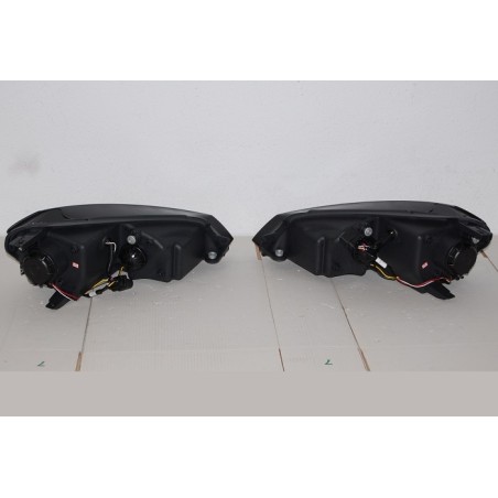 Set Of Headlamps Day Light Volkswagen Golf 7 Black