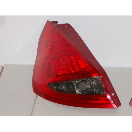 Set Of Rear Tail Lights Ford Fiesta 2009, Led Red