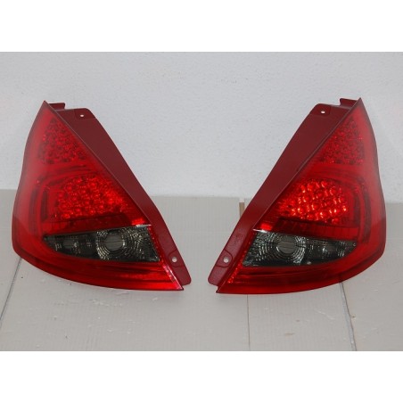Set Of Rear Tail Lights Ford Fiesta 2009, Led Red