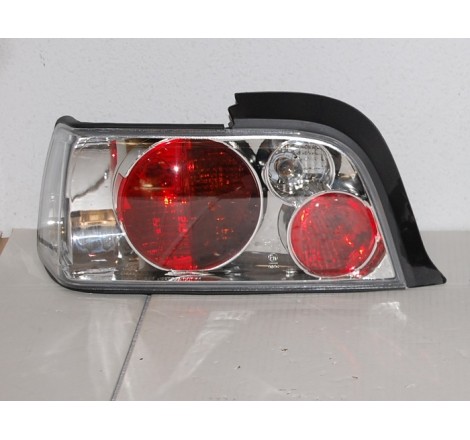 Set Of Rear Tail Lights  BMW E36 Coupe Lexus Chromed