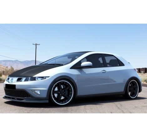 Front Spoiler Honda Civic 2006, R Type