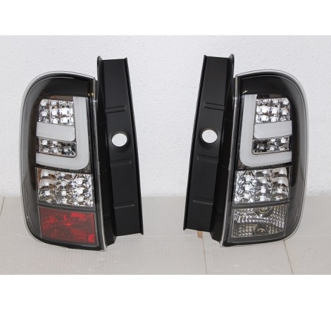 Set Of Rear Tail Lights Dacia Duster ´10 Black Led  Cardna