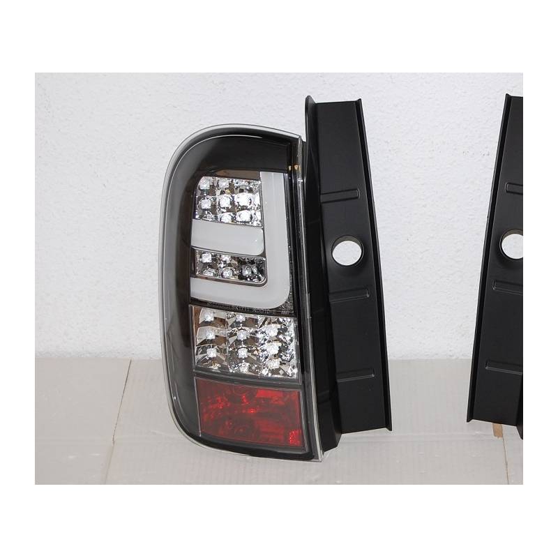 Set Of Rear Tail Lights Dacia Duster ´10 Black Led Cardna Tuning
