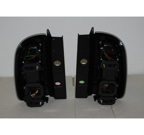 Set Of Rear Tail Lights Dacia Duster ´10 Black Led  Cardna