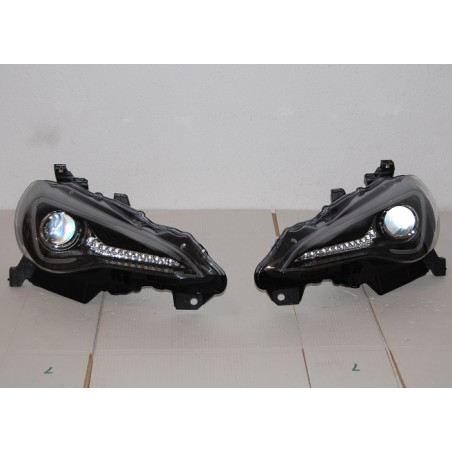 Set Of Headlamps Toyota GT 86 2012 Daylight Black