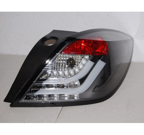 Feux Arrières Cardna Opel Astra H 3P 04-08 Led Noir Led Clignotante