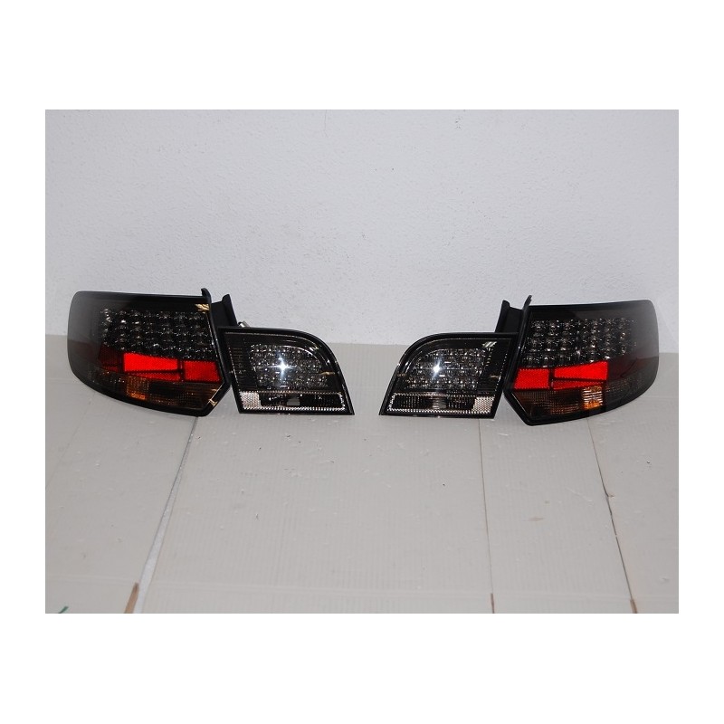 Set Of Rear Tail Lights Audi A3 Sportback '04-08 Led Black