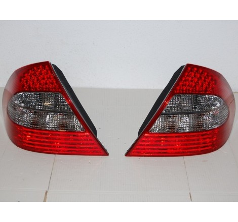 Set Of Rear Tail Lights Mercedes W211 06-09 Led Red