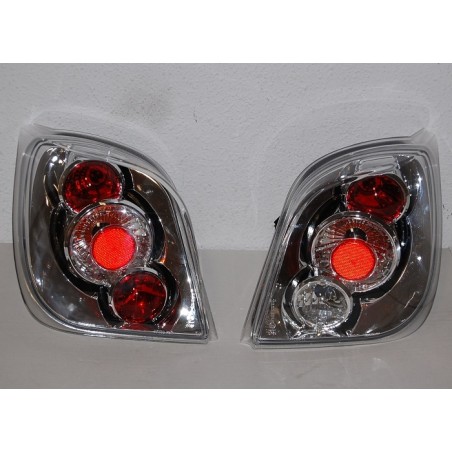 Set Of Rear Tail Lights Ford Fiesta 1989 Lexus Chromed
