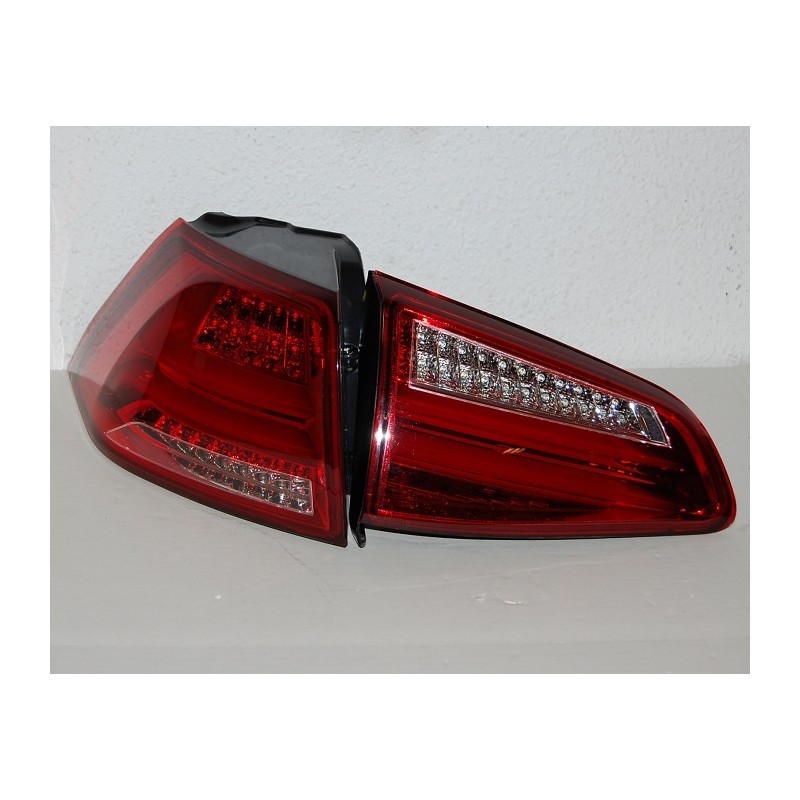 Pilotes arrières VOLKSWAGEN GOLF 7 13 LED RED CARDNA