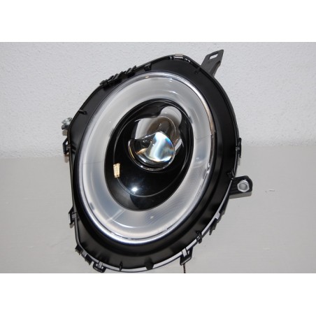 Set Of Headlamps Mini Cooper R55 / R56 06-10 L/D Black Lti