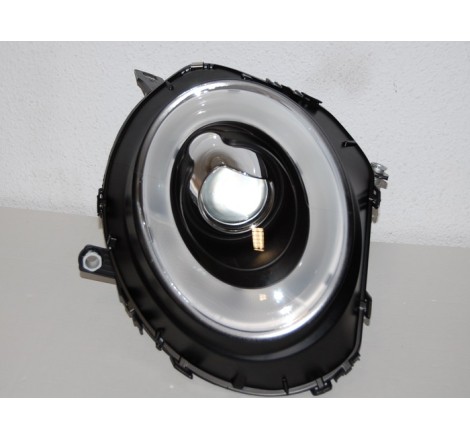 Set Of Headlamps Mini Cooper R55 / R56 06-10 L/D Black Lti