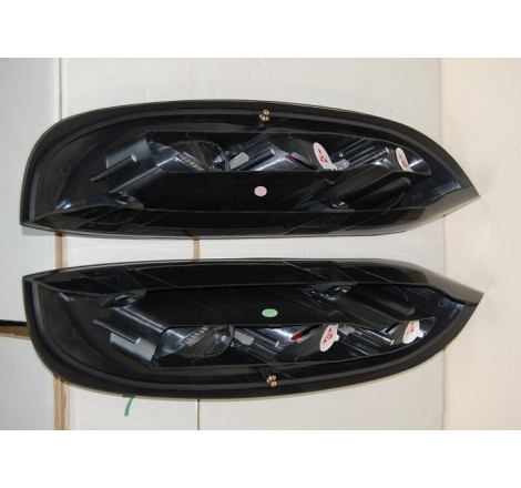 Set Of Rear Tail Lights Opel Corsa C Lexus Chromed