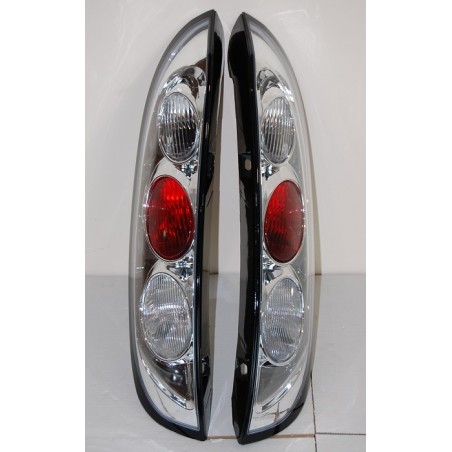 Set Of Rear Tail Lights Opel Corsa C Lexus Chromed